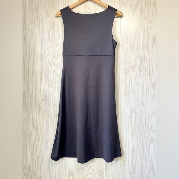 THE LIMITED Women's Dress size M Dark Grey Cowl Neck Sleeveless Midi NWT - Picture 4 of 4